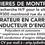 Carrières de Montrond emploi.indd