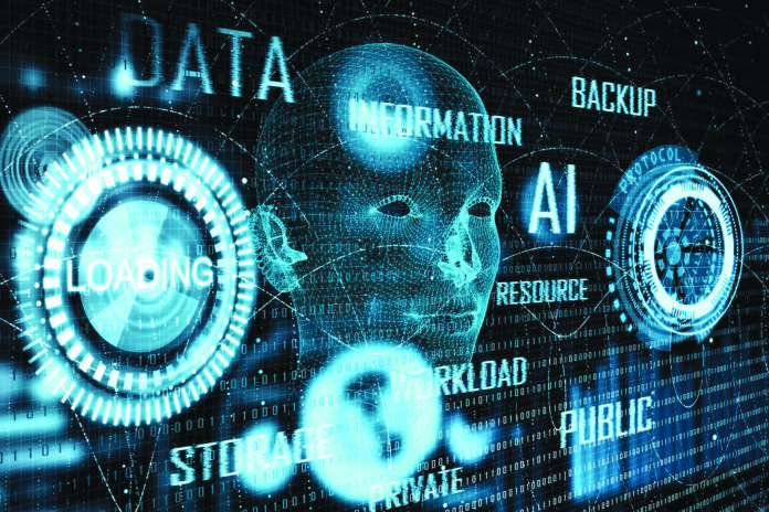 Technology and biometric concept