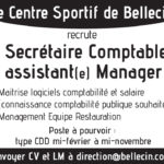Centre sportif Bellecin emploi.indd