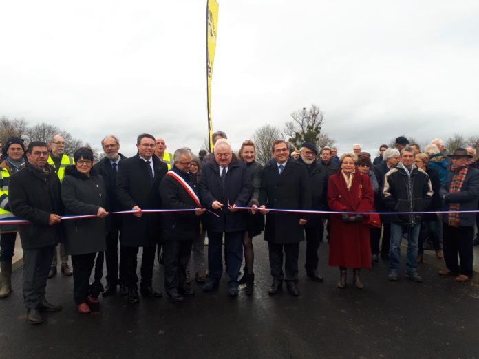 Inauguration pont de Chamblay