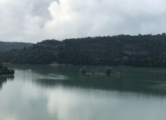 Avec l’automne, le niveau du Lac de Vouglans va baisser