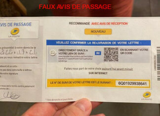 Attention aux faux avis de passage !