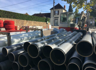 Le carrefour du cimetière réaménagé