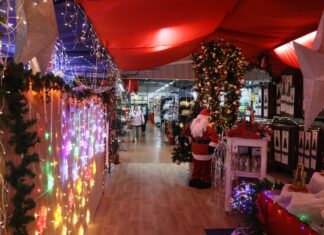 Décorations, illuminations et féérie de Noël à la Jardinerie Jurassienne