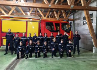 Du changement chez les jeunes pompiers de Morez