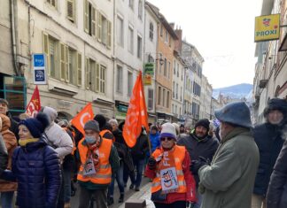 Large mobilisation à Saint-Claude contre la réforme des retraites
