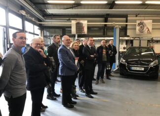 Olivier Dussopt en visite au CFA de Gevingey