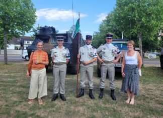 Passation de commandement à Saint-Jean-de-Losne