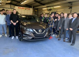 Nissan offre un Qashqai au CFA de Gevingey