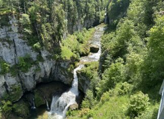 Cascade de la Billaude Jura