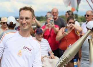 Saint-Jean-de-Losne. La flamme olympique est passée !