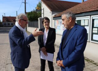 Chaussin. La Rectrice et l’Inspecteur d’Académie au Collège Marcel Aymé