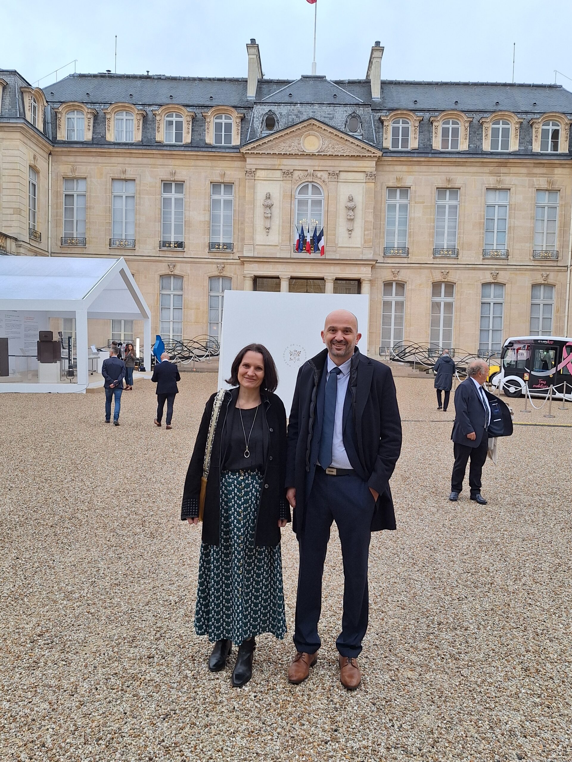 Claire Lacroix et Denis Lacroix, deux des quatres dirigeants de l'entreprises Lacroix Emballages. ©Lacroix Emballages.