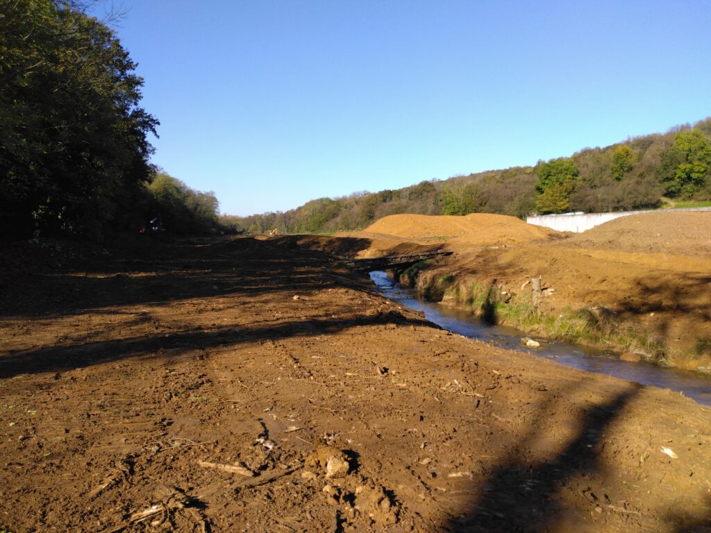 C’est une recréation totale du ruisseau qui sera ainsi réalisée !