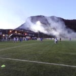 Un peu d’ambiance dans le stade.