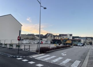 Champagnole. La halle enfin en cours de construction