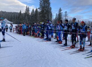 La Darbella. La plus belle course de ski de fond de France a eu lieu ! Skieur sur la ligne de départ