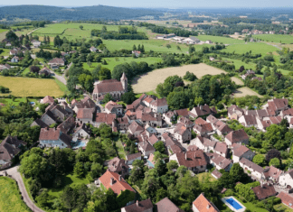 vue aérienne Grand Dole