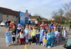 Les enfants au carnaval de Courlaoux