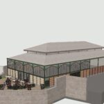 A l’arrière du marché couvert
