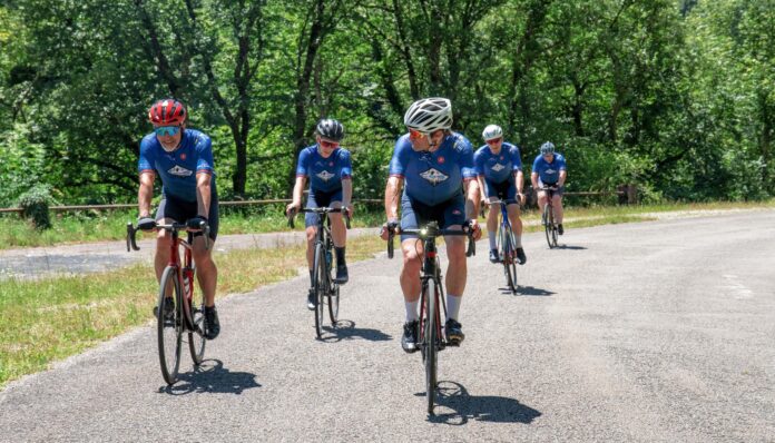 La team à l'entraînement.