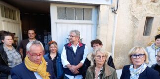 Les artistes présent lors du vernissage