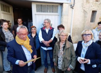 Les artistes présent lors du vernissage