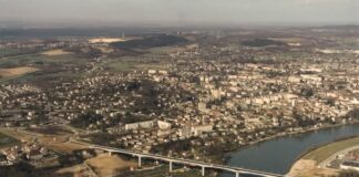 Le Pont de la Corniche à Dole
