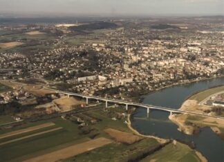 Le Pont de la Corniche à Dole