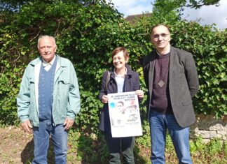 Jean Rameaux, Dominique et Pierre Ganet de Vie et Patrimoine Pleure