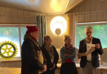 REMISE CHEQUE ROTARY AU CLUB DE RUGBY D'ARBOIS
