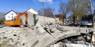 travaux de démolition poligny
