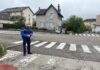 major bressand montre le lieu de l'accident