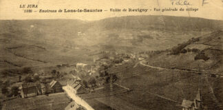 Archive Photo du village Revigny à côté de Lons-le-Saunier