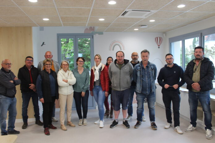 Les artisans qui ont travaillé sur cet agrandissement