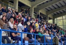 Publique du FC Saint Claude Rugby dans les gradins