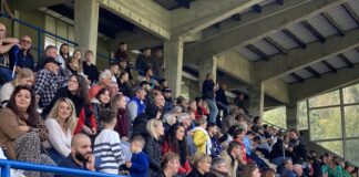 Publique du FC Saint Claude Rugby dans les gradins