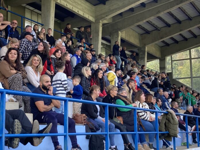 Publique du FC Saint Claude Rugby dans les gradins