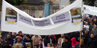 Marche blanche Aboubakar Cissé à Dole