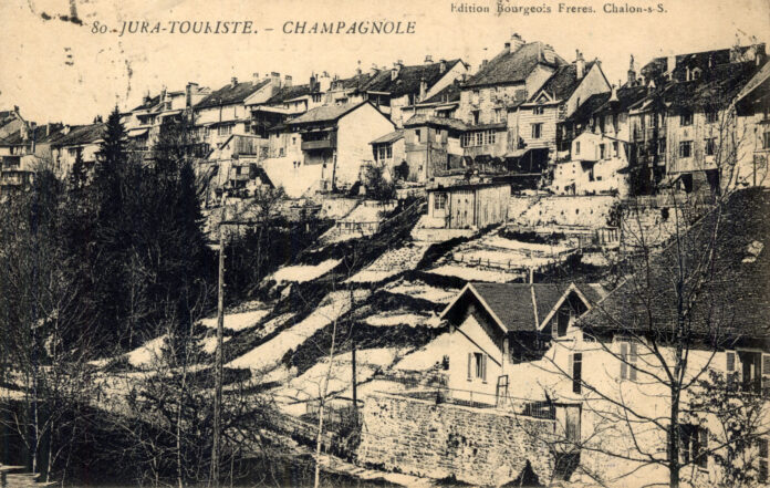 Champagnole (Jura). 80. La ville. Chalon-sur-Saône, Bourgeois frères. - 7Fi1105 - Lot 1 - Média 1 - Archives départementales du Jura Champagnole Jura