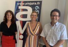 De g. à d., Sandrine Gauthier-Pacoud, Aurélie Nicolas et Fabrice Castro