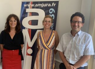 De g. à d., Sandrine Gauthier-Pacoud, Aurélie Nicolas et Fabrice Castro