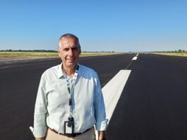 directeur de l'aéroport de Dole-Jura sur la nouvelle piste