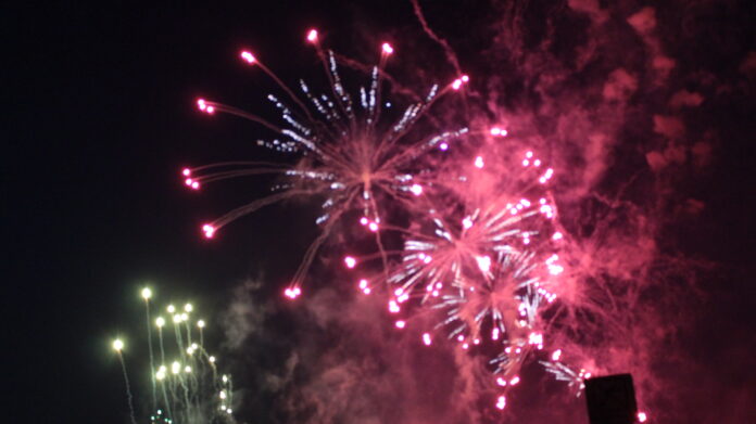 13 Juillet feu d'artifice à Arinthod