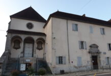 CHAPELLE ET COUVENT DES BERNARDINES ACTUELLEMENT MEDIATHEQUE ET COLLEGE