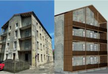 réhabilitation prison Lédon plan 3D