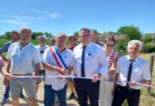 Inauguration nouveaux bassins de rétention