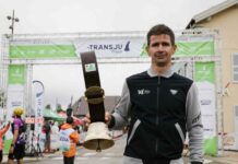 Ludovic Bourgeois, vainqueur du 82 km Transju'trails