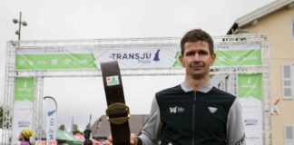 Ludovic Bourgeois, vainqueur du 82 km Transju'trails