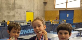 Jeunes joueurs tennis de table Jura